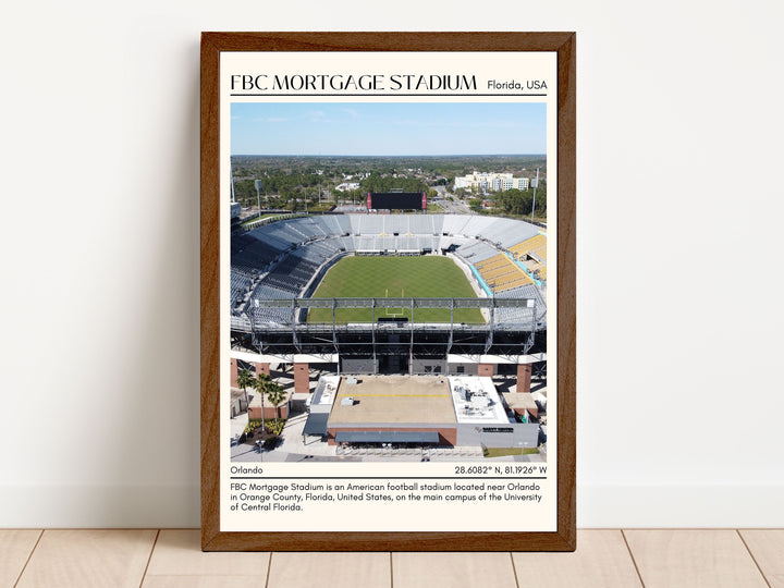 FBC Mortgage Stadium Football Minimal Wall Art