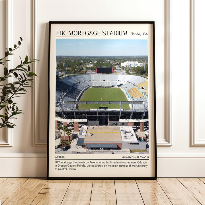 FBC Mortgage Stadium Football Minimal Wall Art