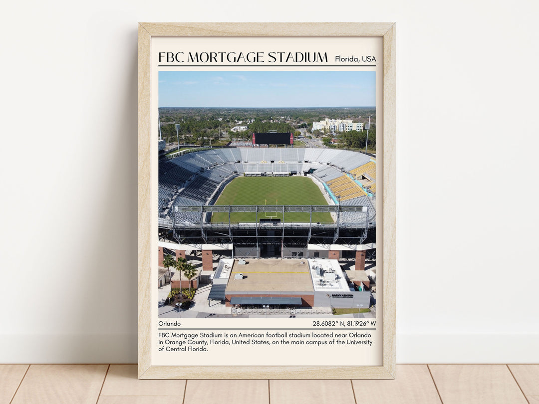 FBC Mortgage Stadium Football Minimal Wall Art