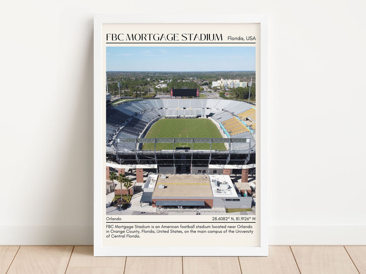 FBC Mortgage Stadium Football Minimal Wall Art