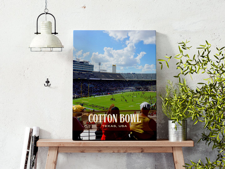 Cotton Bowl Stadium Football Wall Art