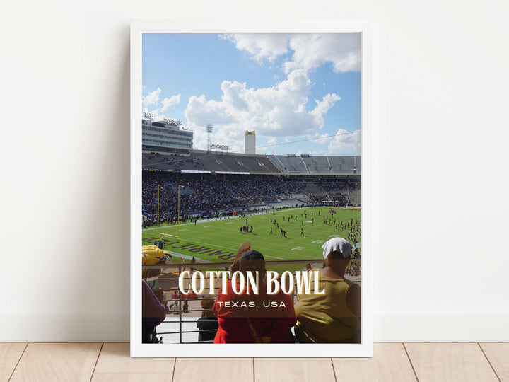 Cotton Bowl Stadium Football Wall Art