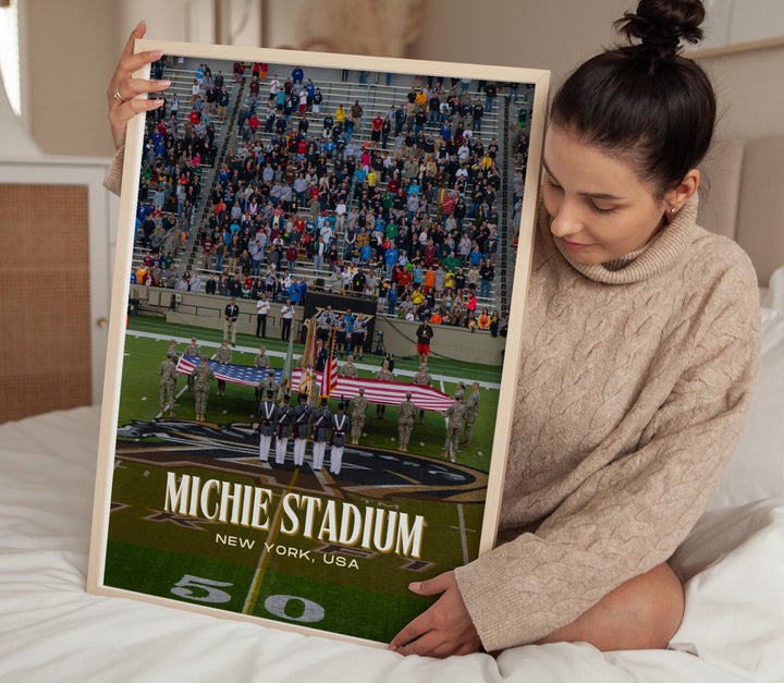 Michie Stadium Football Wall Art