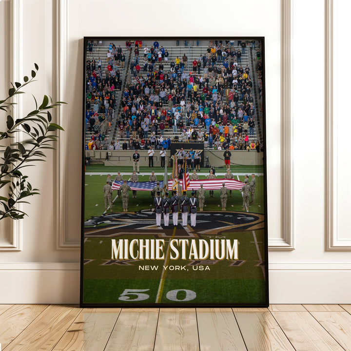 Michie Stadium Football Wall Art