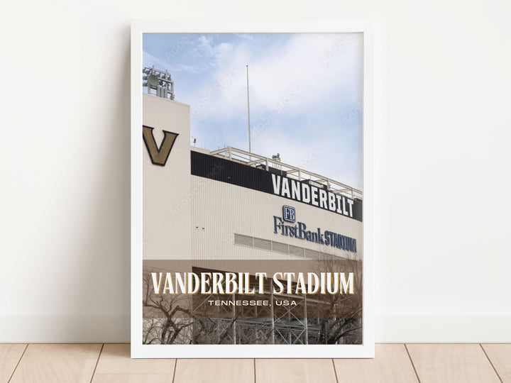 Vanderbilt Stadium Football  Wall Art