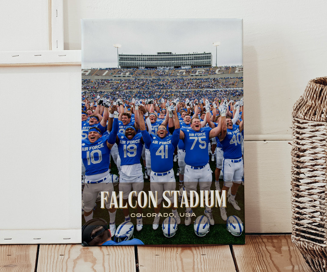 Falcon Stadium Football Wall Art