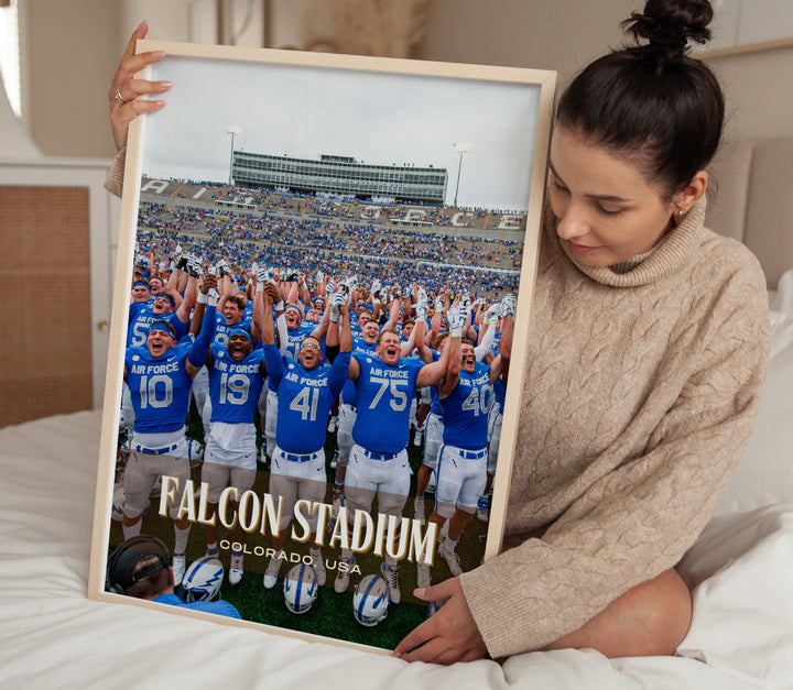 Falcon Stadium Football Wall Art