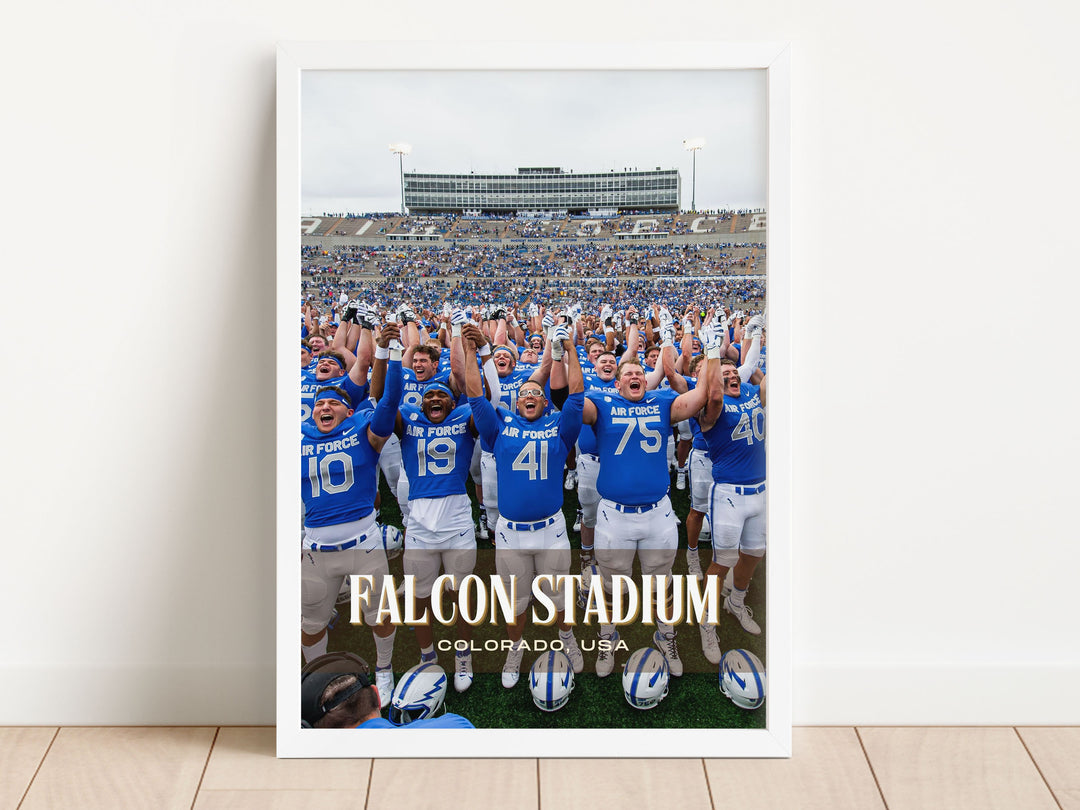 Falcon Stadium Football Wall Art