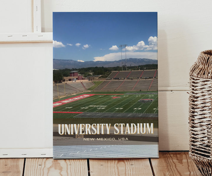 University Stadium Football Wall Art