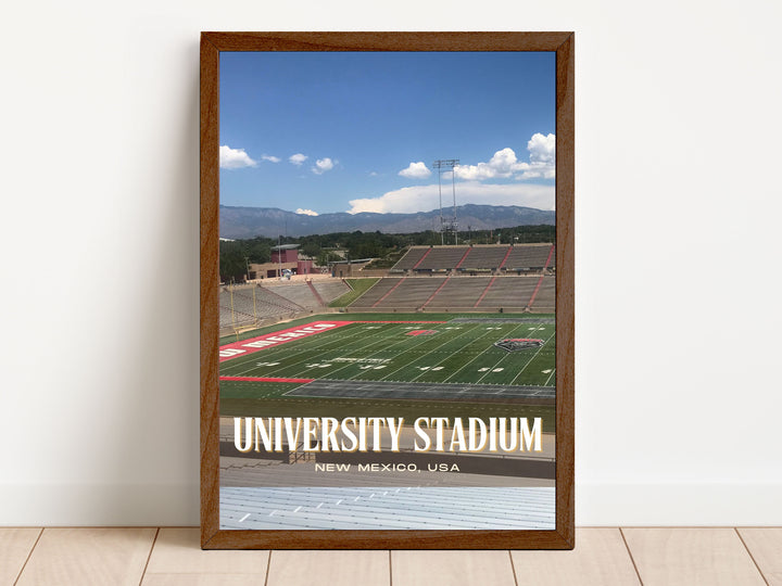 University Stadium Football Wall Art