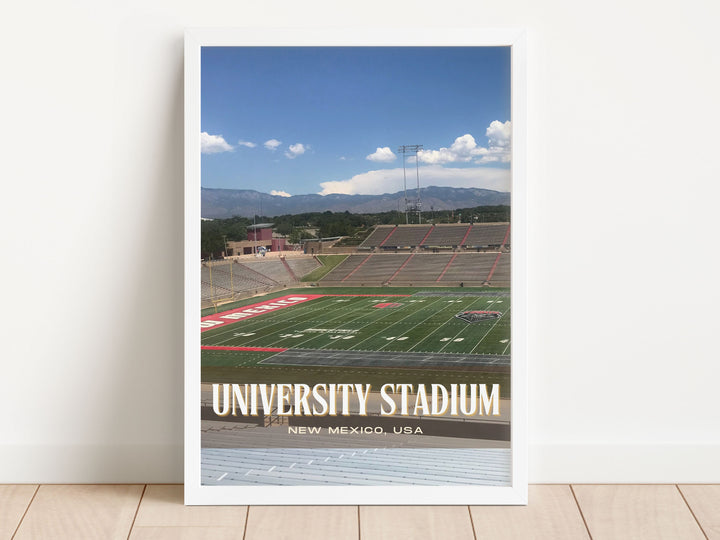 University Stadium Football Wall Art