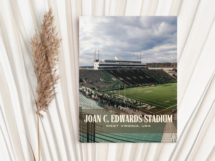 Joan C. Edwards Stadium Football Wall Art