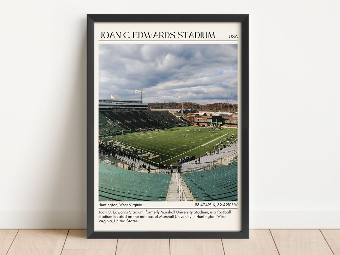 Joan C. Edwards Stadium Minimal Wall Art