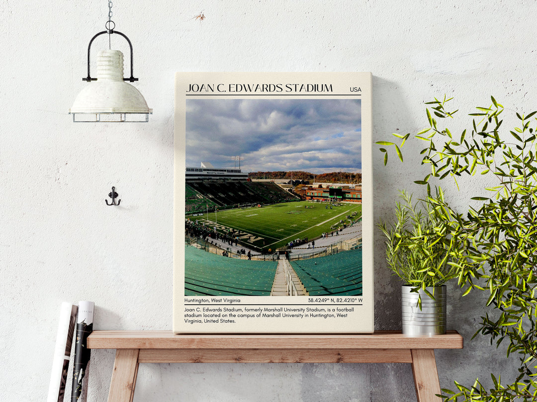 Joan C. Edwards Stadium Minimal Wall Art