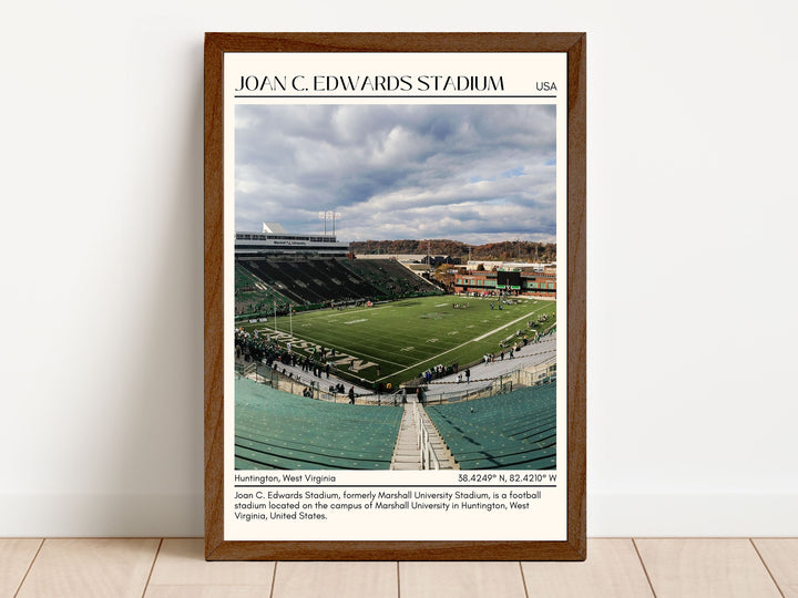 Joan C. Edwards Stadium Minimal Wall Art