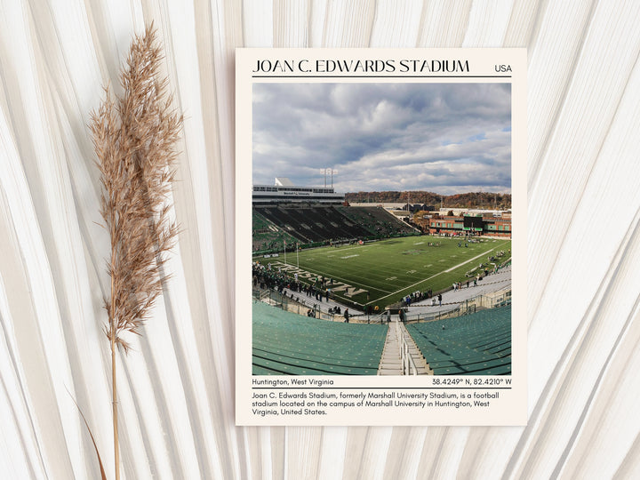 Joan C. Edwards Stadium Minimal Wall Art