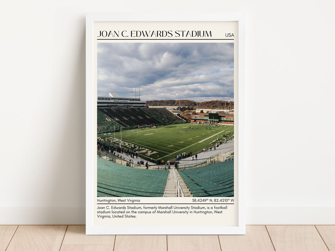 Joan C. Edwards Stadium Minimal Wall Art