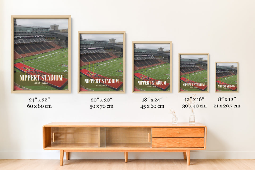 Nippert Stadium Football Wall Art