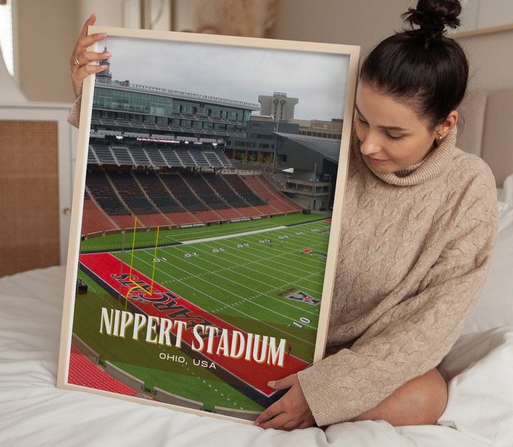 Nippert Stadium Football Wall Art