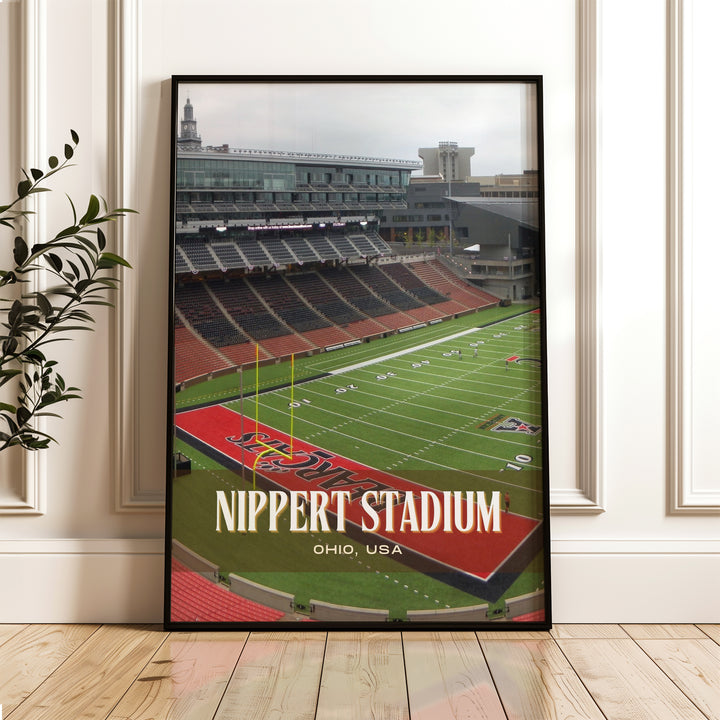 Nippert Stadium Football Wall Art