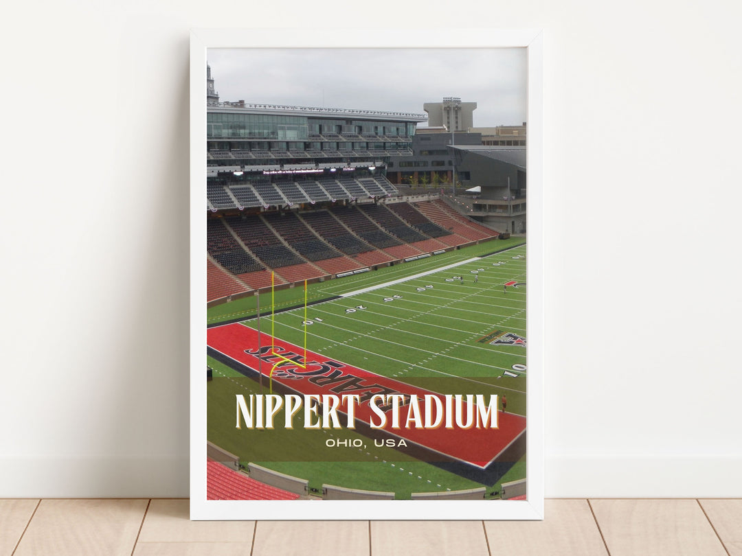 Nippert Stadium Football Wall Art