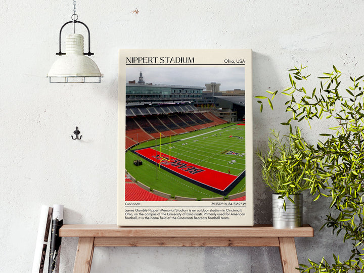 Nippert Stadium Football Minimal Wall Art