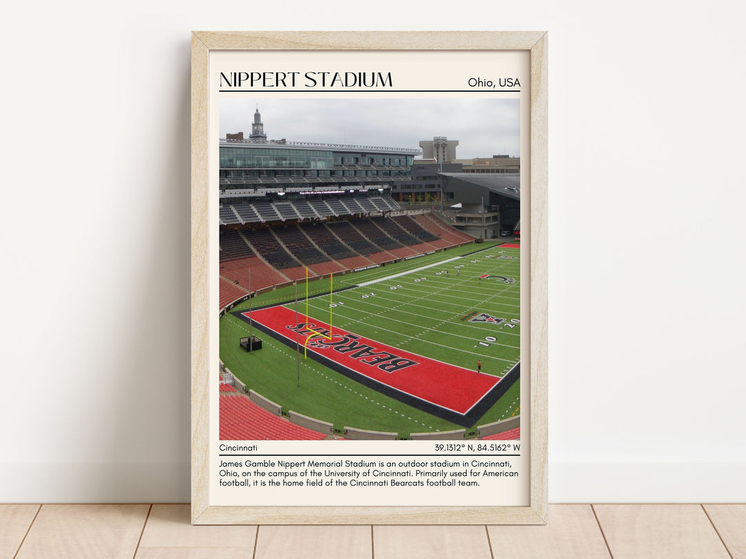 Nippert Stadium Football Minimal Wall Art