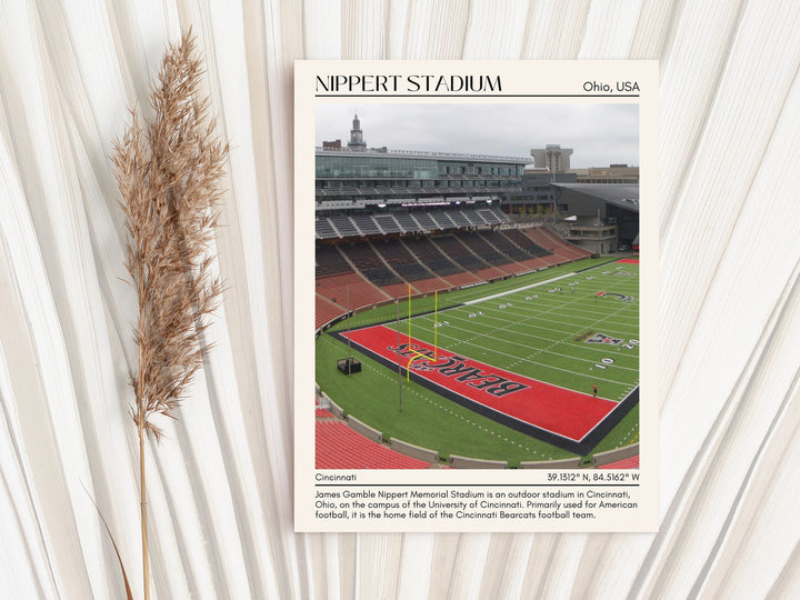 Nippert Stadium Football Minimal Wall Art