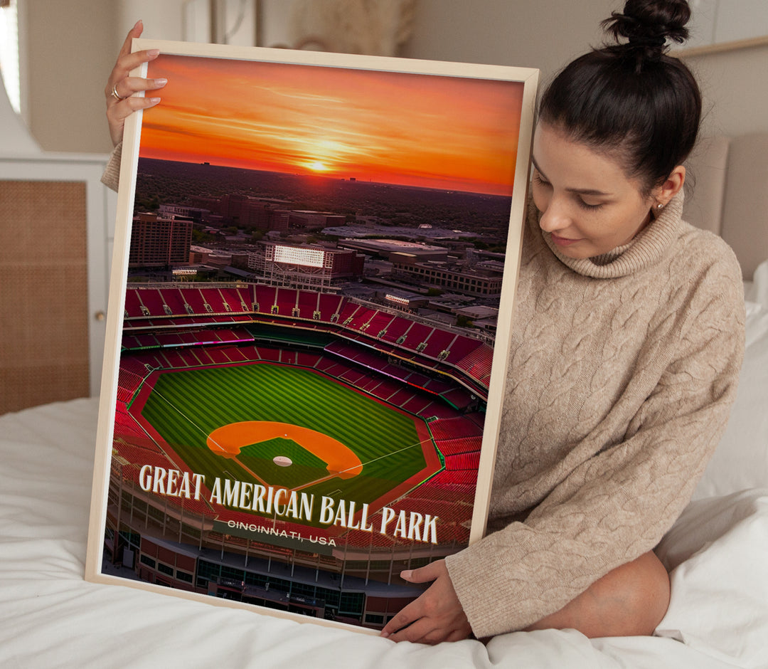 Great American Ball Park Stadium Baseball Wall Art