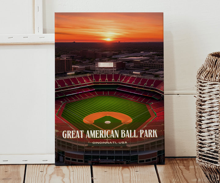 Great American Ball Park Stadium Baseball Wall Art