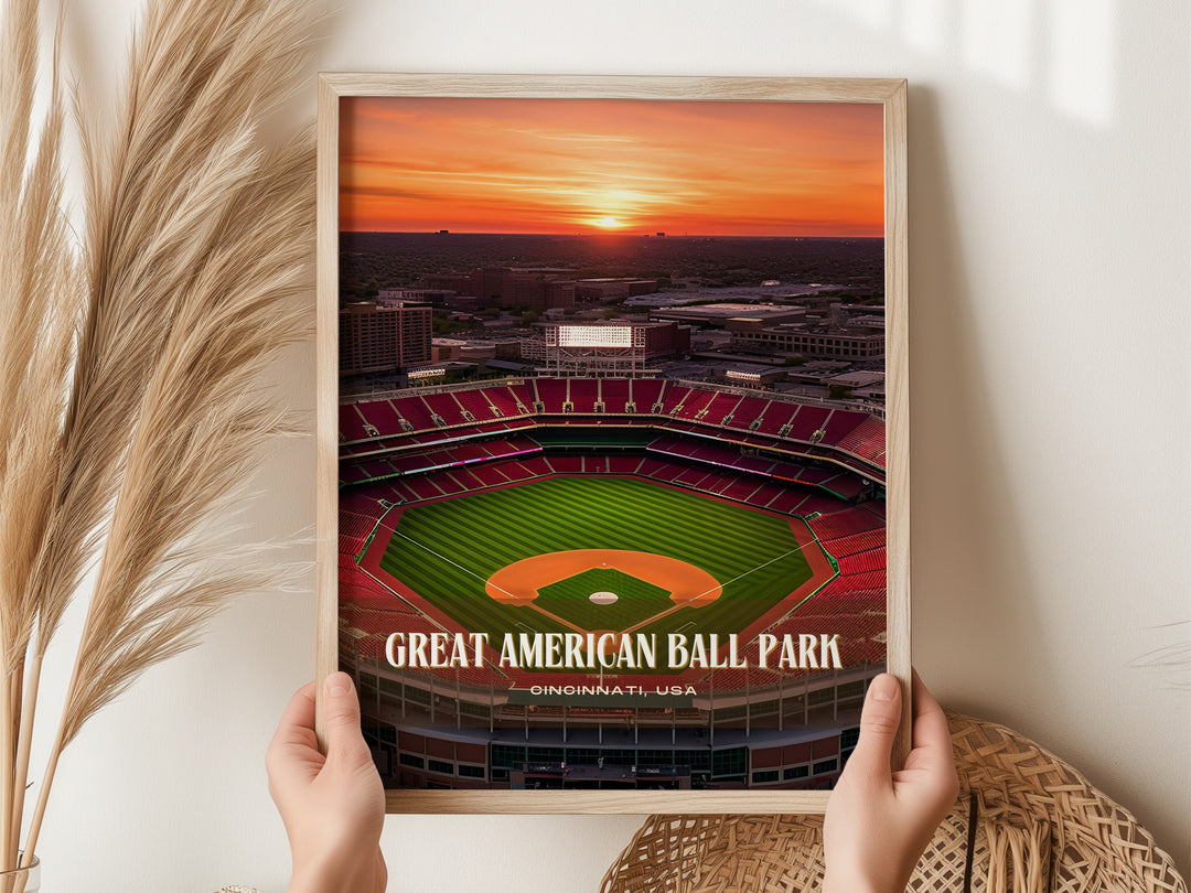 Great American Ball Park Stadium Baseball Wall Art