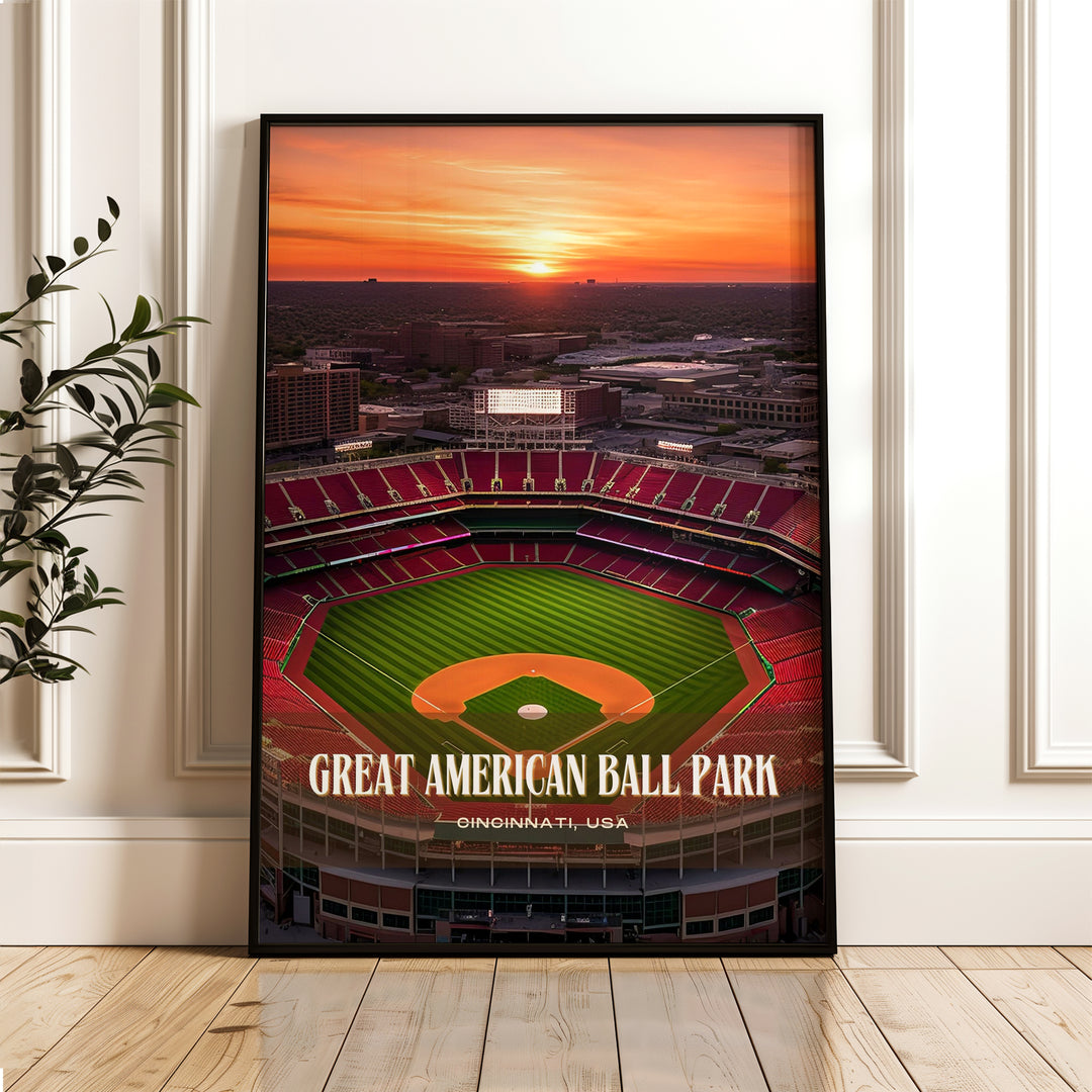 Great American Ball Park Stadium Baseball Wall Art