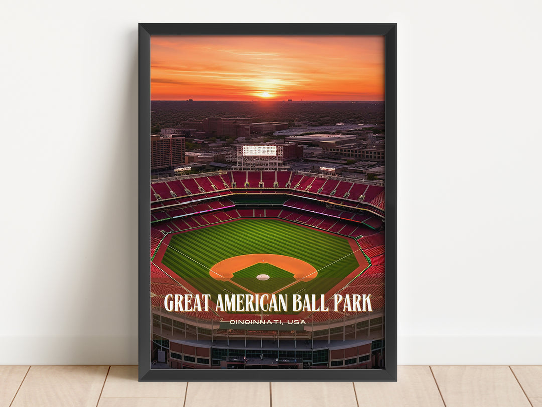 Great American Ball Park Stadium Baseball Wall Art