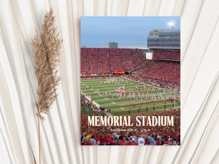 Memorial Stadium Football Wall Art