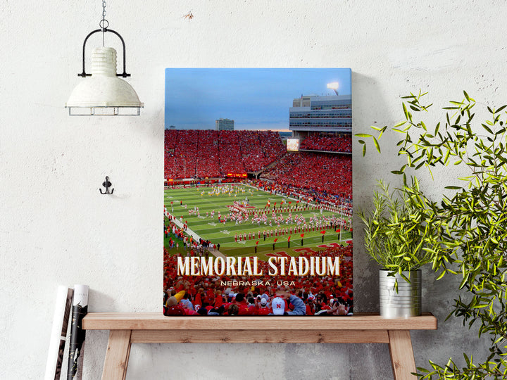 Memorial Stadium Football Wall Art