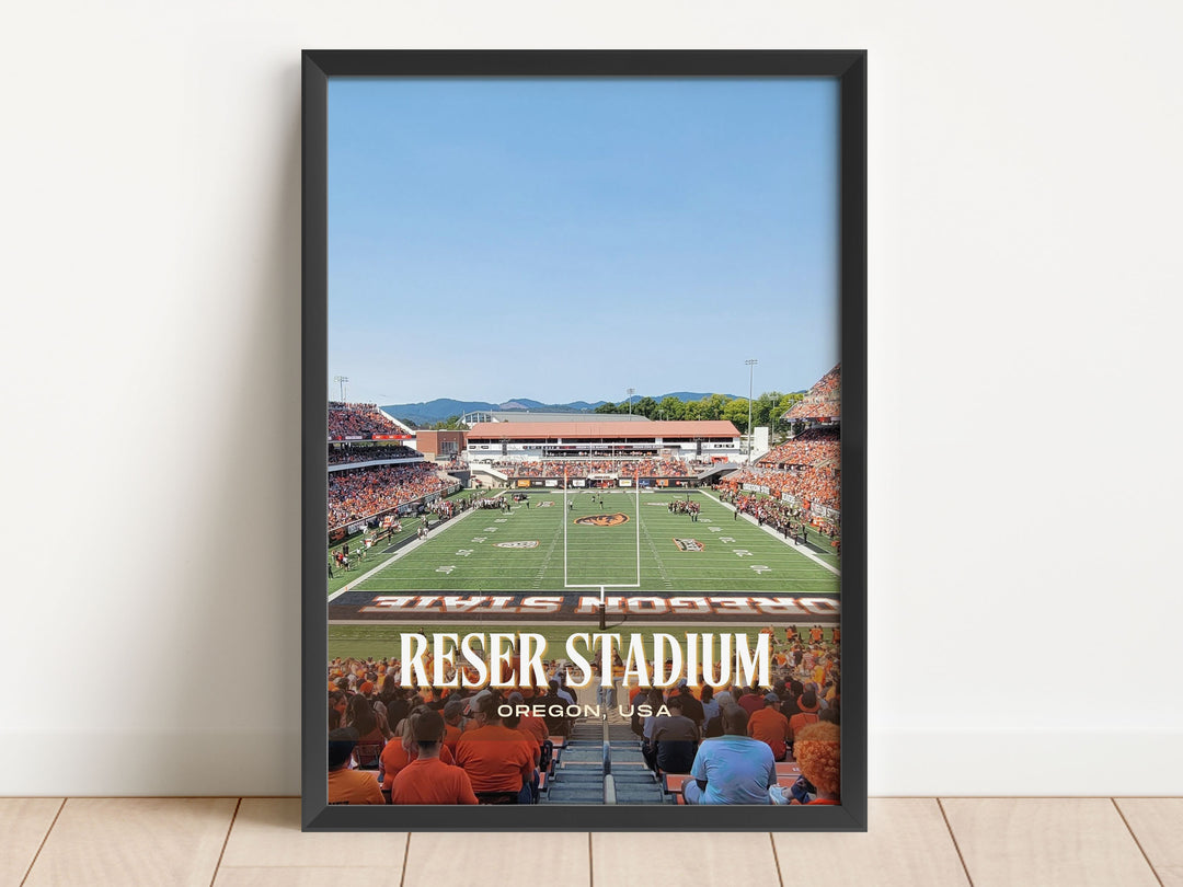 Reser Stadium Football Wall Art