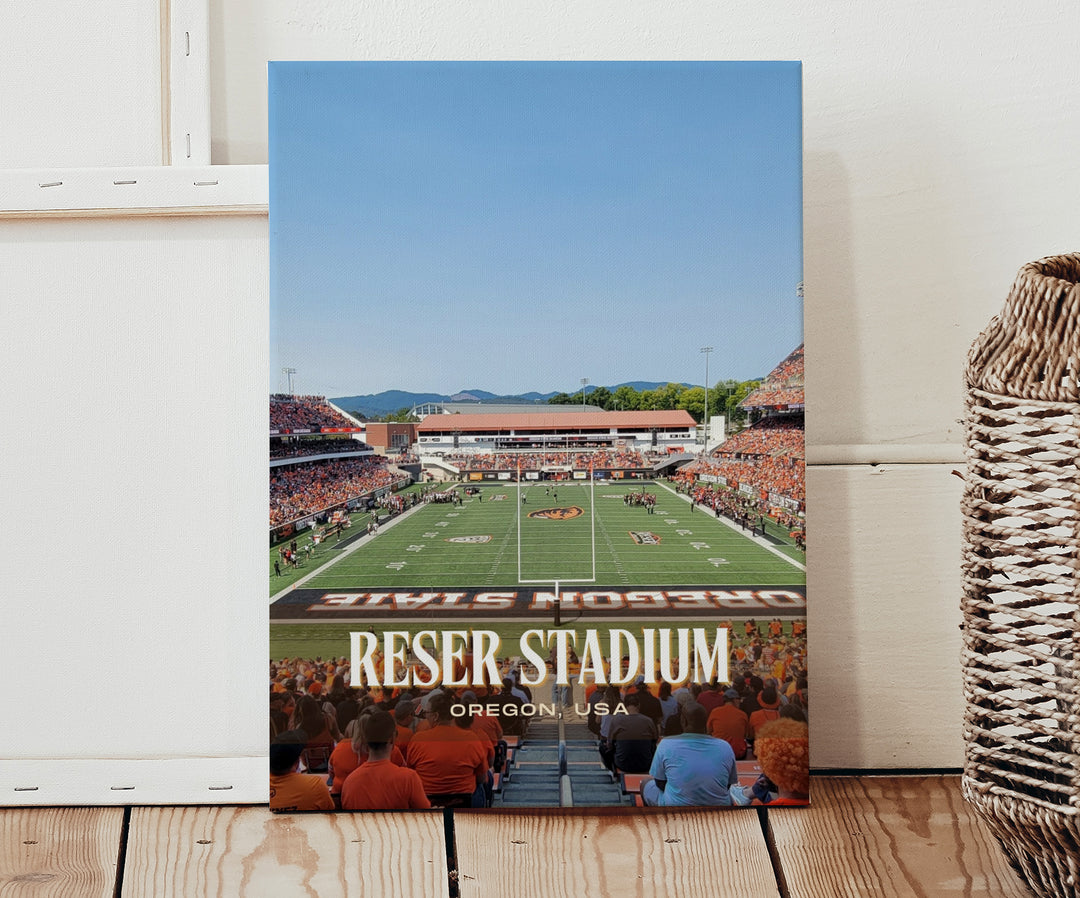 Reser Stadium Football Wall Art