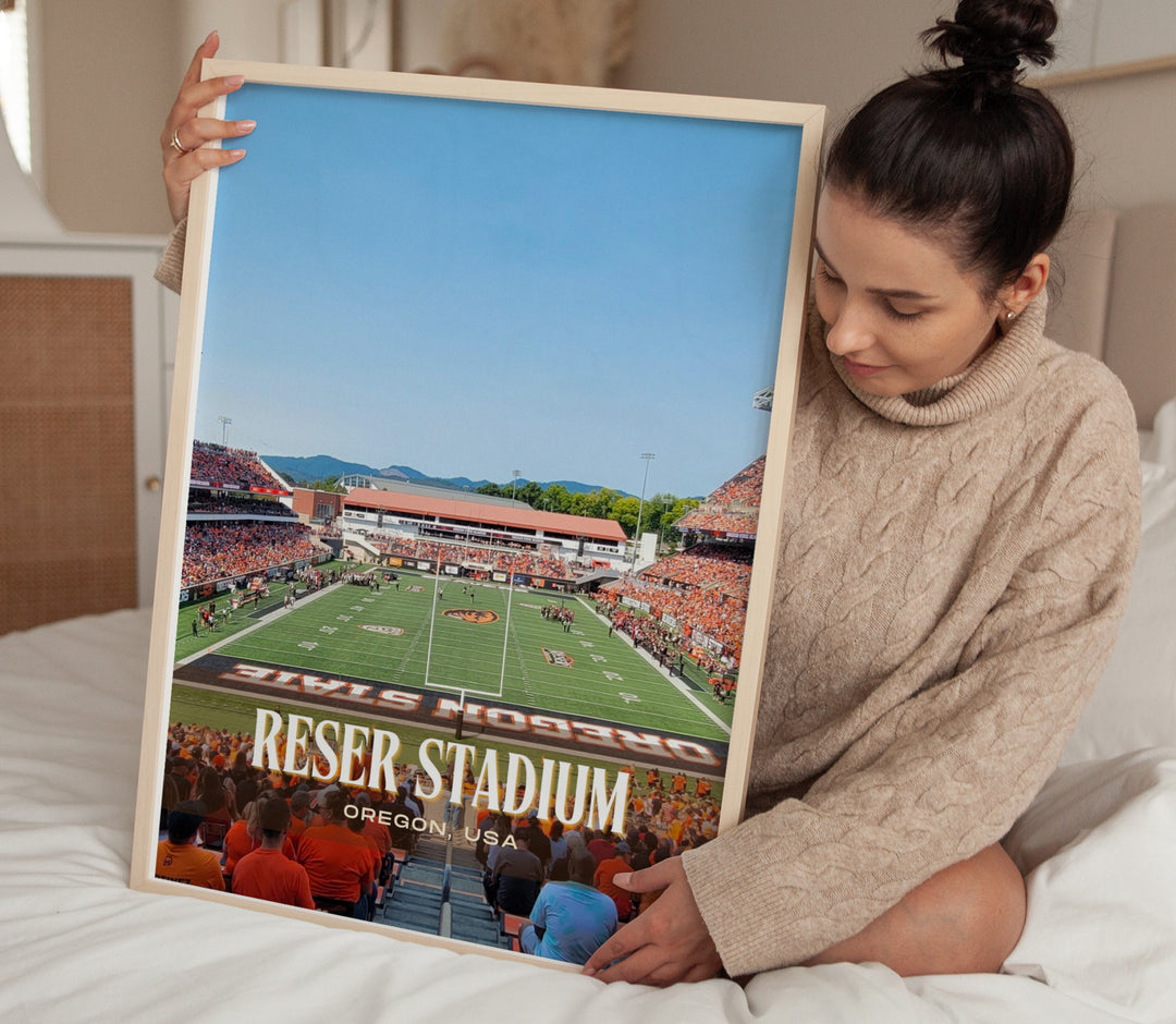 Reser Stadium Football Wall Art