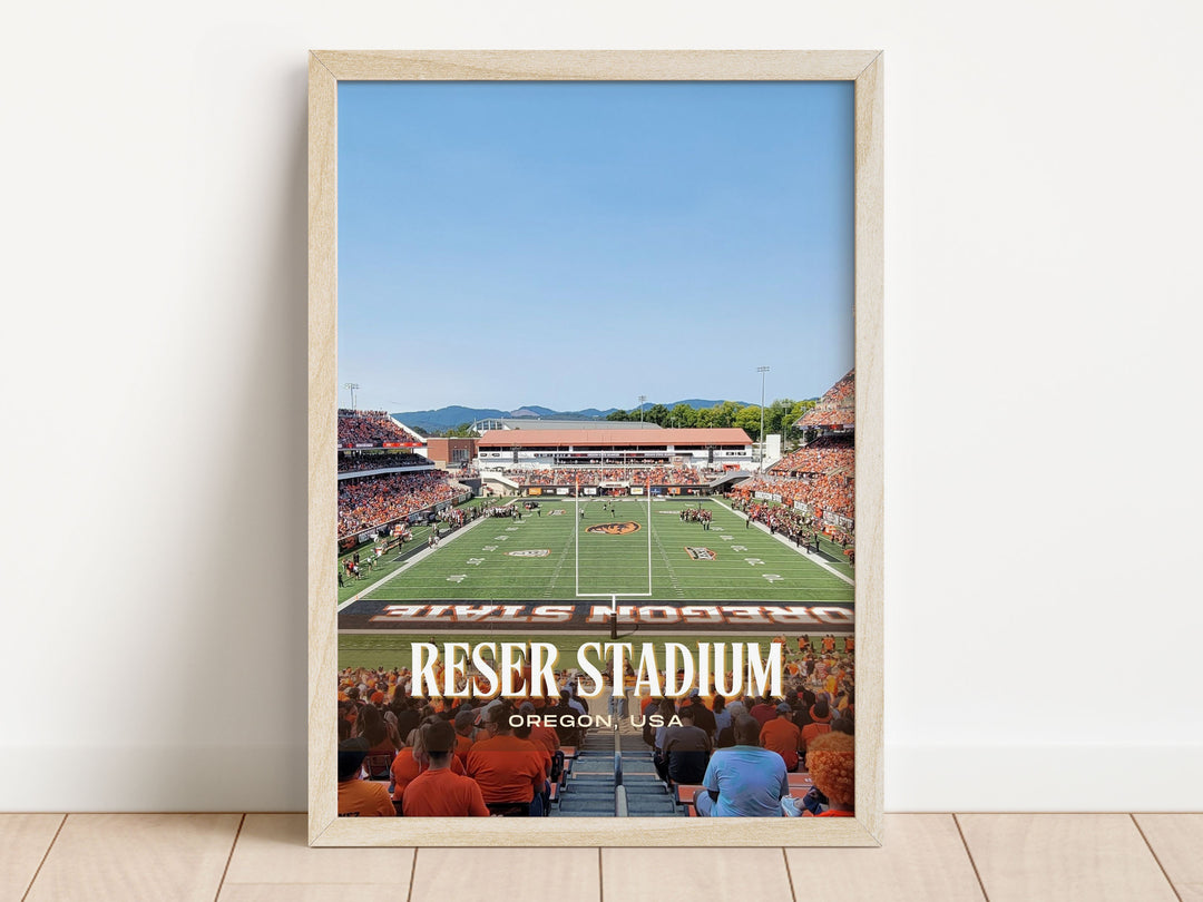 Reser Stadium Football Wall Art