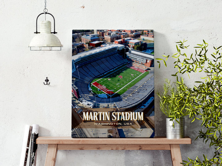 Martin Stadium Football Wall Art