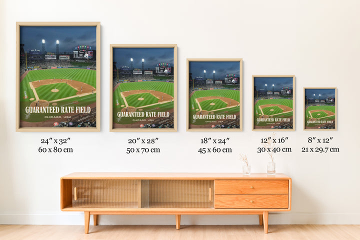 Guaranteed Rate Field Stadium Baseball Wall Art