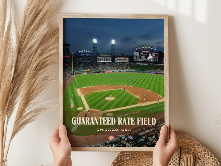 Guaranteed Rate Field Stadium Baseball Wall Art