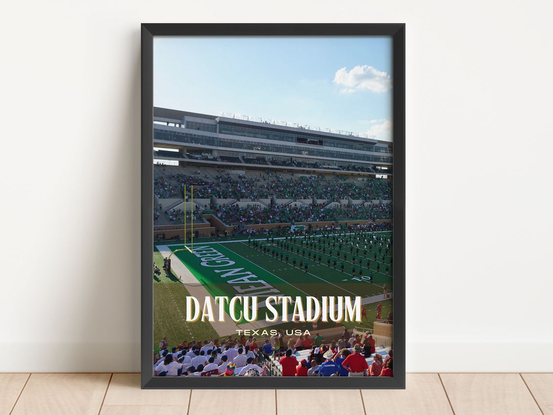 DATCU Stadium Football  Wall Art