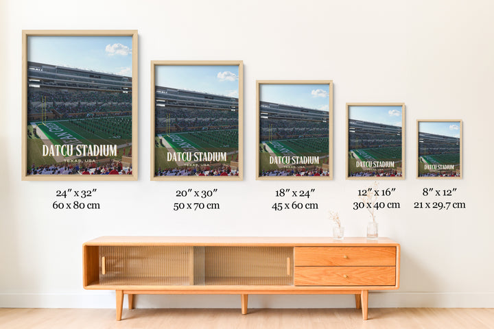 DATCU Stadium Football  Wall Art