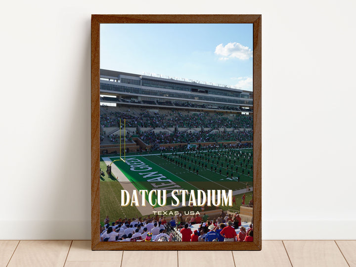 DATCU Stadium Football  Wall Art