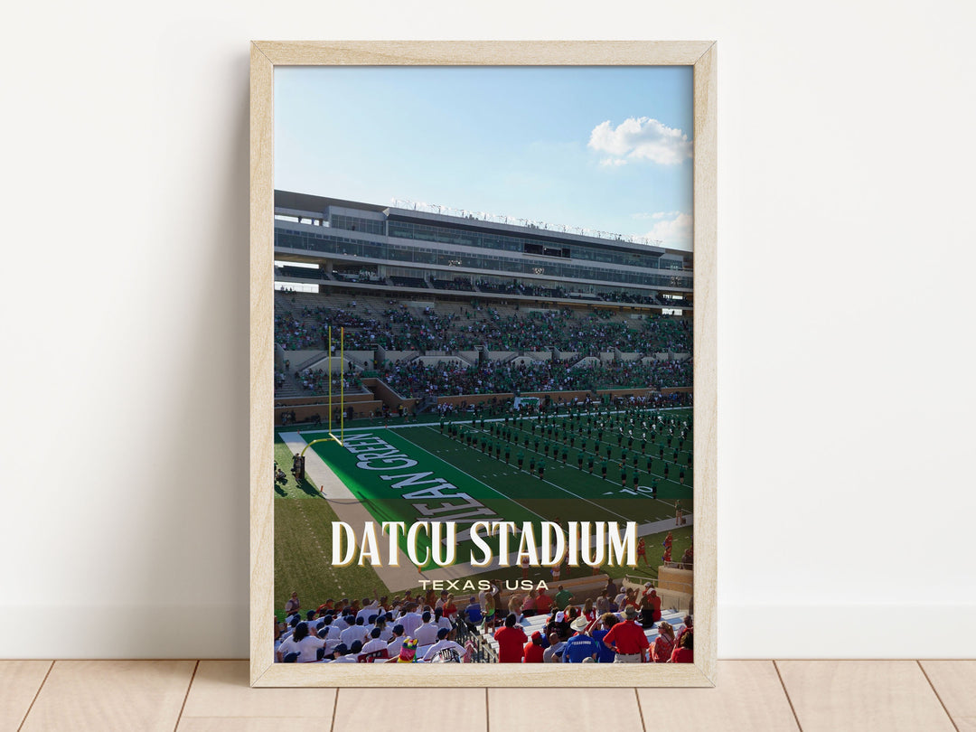 DATCU Stadium Football  Wall Art