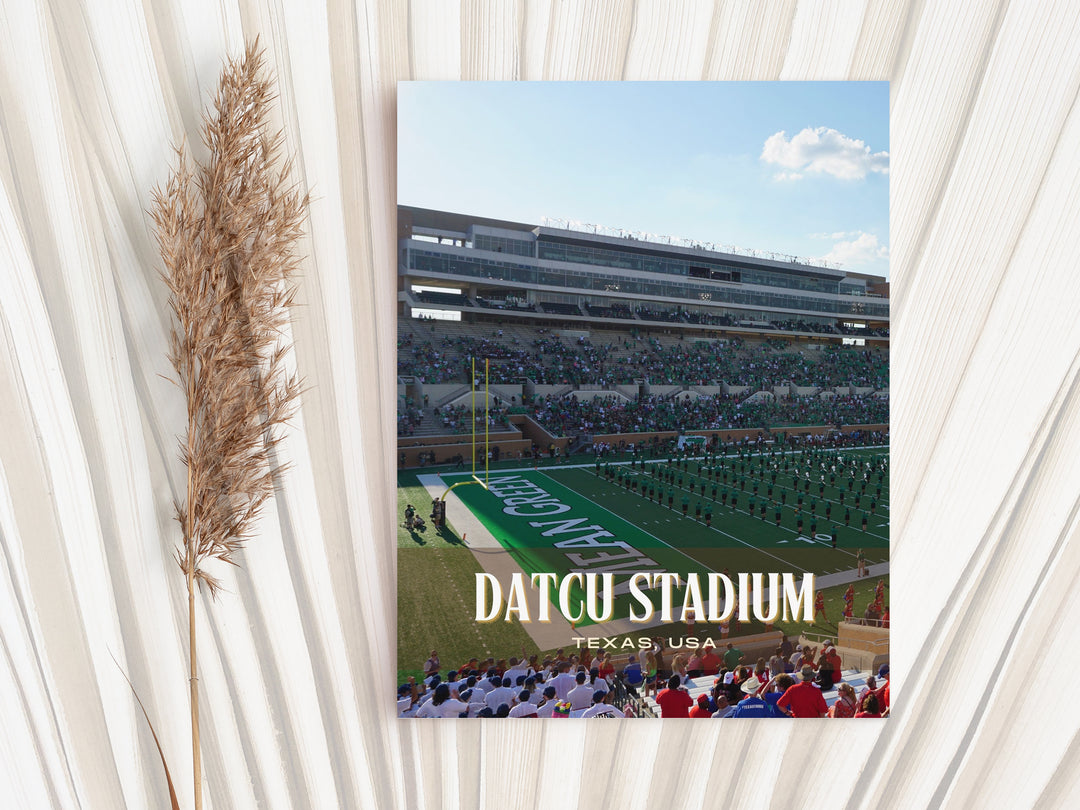 DATCU Stadium Football  Wall Art