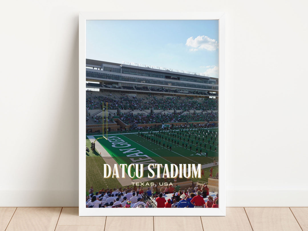 DATCU Stadium Football  Wall Art