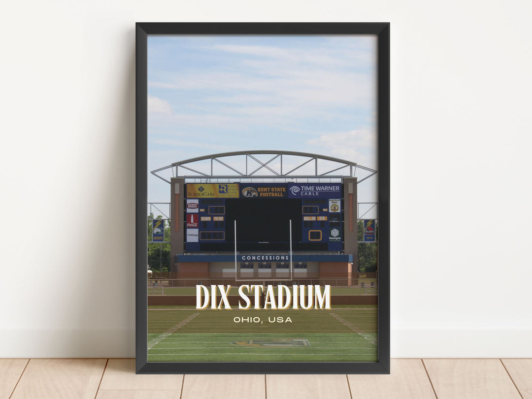 Dix Stadium Football  Wall Art