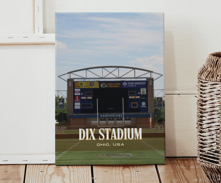 Dix Stadium Football  Wall Art